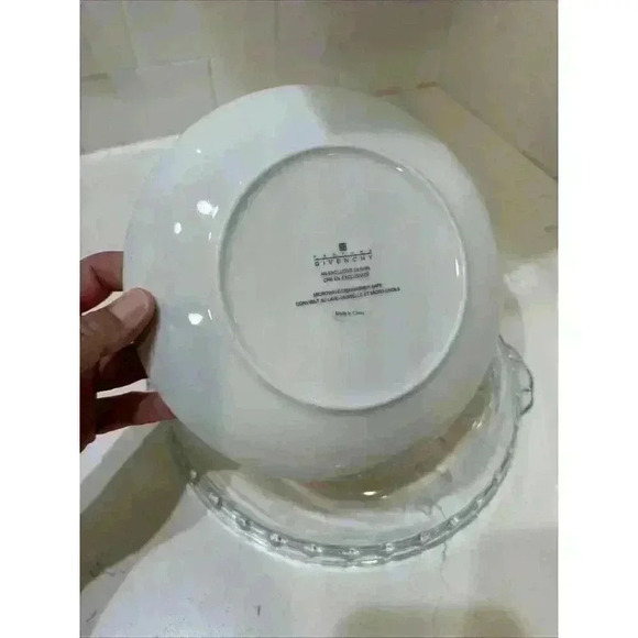 Givenchy Parfums Collector Plate Yellow & White Lily Flower 8 1/2" Across Floral - Picture 8 of 10